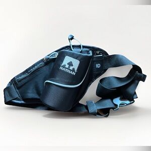 Natan Black Belt Bag with Bottle Holder